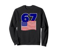 Six Seven 6 7 US American 67 Funny Meme Sudadera