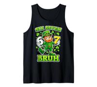 Six Seven 67 Bruh 6 7 Meme Funny St Patrick's Boys Kids Teen Camiseta sin Mangas