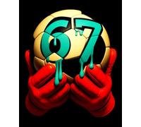 Six Seven 67 Funny Soccer Meme Notebook: Gen Alpha Aesthetic Football Journal for Kids, Teens & Players Trendy 67 Meme Gift • Lined Journal 7.5×9.25 for School, Notes & Daily Writing