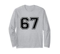 Six Seven 67 Gifts - Número 6 7 Meme Sixty Seven Jersey Manga Larga