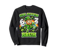Six Seven 67 Meme Cool St Patrick's Day Teens Boys Girls Sudadera