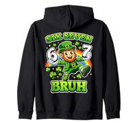 Six Seven 67 Meme Cool St Patrick's Day Teens Boys Girls Sudadera con Capucha