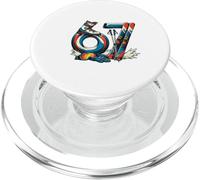 Six Seven 67 Meme Skis Sudaderas Camiseta Esquí Sudadera con Capucha PopSockets PopGrip para MagSafe