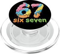 Six Seven 67 Number Ice Cream Drip Meme 6 7 Kids Boys Girls PopSockets PopGrip para MagSafe
