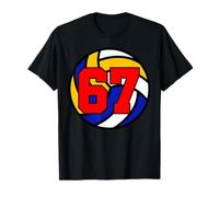 Six Seven 67 Voleibol 6 7 Meme Divertido 6-7 Gen Alpha Slang Camiseta
