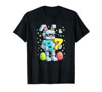 Six Seven Birthday Gamer Joke Funny Boys Gaming Edad 7 Camiseta