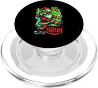 Six Seven Bruh 67 6-7 Niños Adolescentes Niños Meme Funny Santa Claus PopSockets PopGrip para MagSafe