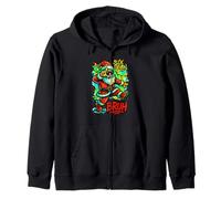Six Seven Bruh 67 6-7 Niños Adolescentes Niños Meme Funny Santa Claus Sudadera con Capucha