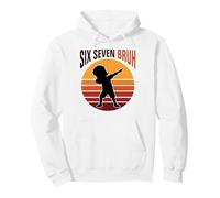 Six Seven Bruh 7th Birthday Retro Party Girls Boys Kid Sudadera con Capucha