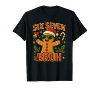 Six Seven Bruh Camiseta 6 7 Hand Hombre de Jengibre Gen Z Camiseta