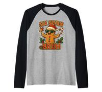 Six Seven Bruh Camiseta 6 7 Hand Hombre de Jengibre Gen Z Camiseta Manga Raglan