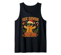 Six Seven Bruh Camiseta 6 7 Hand Hombre de Jengibre Gen Z Camiseta sin Mangas