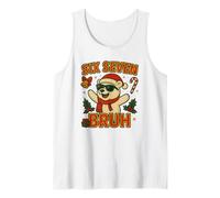 Six Seven Bruh Camiseta 6 7 Hand Meme Christmas Gen Z Reno Camiseta sin Mangas