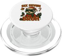 Six Seven Bruh Camiseta 6 7 Hand Meme Mapache Gen Z PopSockets PopGrip para MagSafe