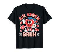 Six Seven Bruh Heart 67 6 7 Valentines Kids Boys Youth Camiseta