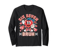 Six Seven Bruh Heart 67 6 7 Valentines Kids Boys Youth Manga Larga