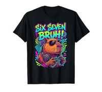 Six Seven Bruh Meme Capibara Gamer Camiseta