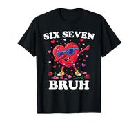 Six Seven Brush Valentine Dabbing Heart 6 7 Fun 6-7 Six Seven Camiseta