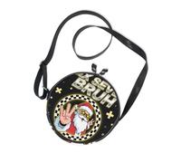 Six Seven Christmas West - Bolso cruzado para mujer, con correa ajustable sobre el hombro, bolso de lona para ir de compras