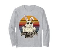 Six Seven Conejo Fumador 6 7 Bruh SixSeven Manga Larga