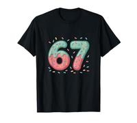 Six Seven Donut Sprinkles Fun Delicioso Verano Primavera Niños Niños Camiseta