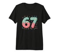 Six Seven Donut Sprinkles Fun Delicioso Verano Primavera Niños Niños Camiseta Premium