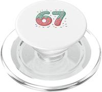 Six Seven Donut Sprinkles Fun Delicioso Verano Primavera Niños Niños PopSockets PopGrip para MagSafe