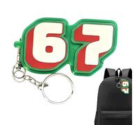 Six Seven Fidget Clicker, Divertido Llavero 67 Meme, Novedad 67 Juguetes Fidget para Adultos Y Niños, Llavero Portátil Calmante Sensorial, Mochila Ligera, Juguete para Viajes Al Aire Libre, Escuela