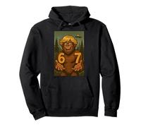 Six Seven Funny Bigfoot Sasquatch UFO 67 Viral Meme Niños Sudadera con Capucha