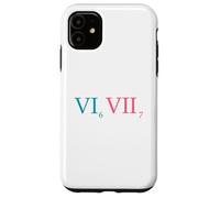 Six Seven Funny Meme 6 7 Roman Letters Kids Gen Alpha Carcasa para iPhone 11