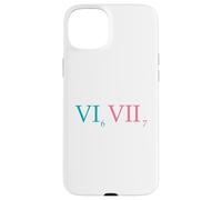 Six Seven Funny Meme 6 7 Roman Letters Kids Gen Alpha Carcasa para iPhone 15 Plus