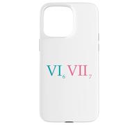 Six Seven Funny Meme 6 7 Roman Letters Kids Gen Alpha Carcasa para iPhone 15 Pro MAX