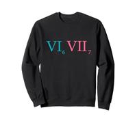 Six Seven Funny Meme 6 7 Roman Letters Kids Gen Alpha Sudadera