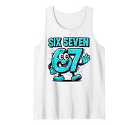 Six Seven Glitch Mascot - Divertido 67 Meme Camiseta sin Mangas