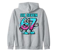 Six Seven Glitch Mascot - Divertido 67 Meme Sudadera con Capucha