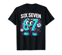 Six Seven Glitch Mascot - Divertido Italiano Brainrot 67 Meme Camiseta