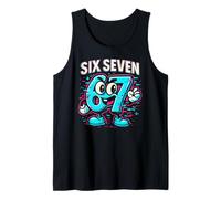 Six Seven Glitch Mascot - Divertido Italiano Brainrot 67 Meme Camiseta sin Mangas