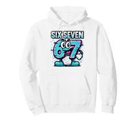 Six Seven Glitch Mascot - Divertido Italiano Brainrot 67 Meme Sudadera con Capucha