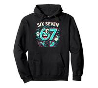 Six Seven Glitch Mascot - Divertido Italiano Brainrot 67 Meme Sudadera con Capucha
