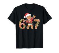Six Seven Ice Cream Drip 67 Trending Meme Gen Alpha Slang Camiseta