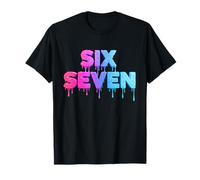 Six Seven Ice Cream Drip Gen Alpha Slang 6 7 Trending Meme Camiseta