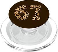 Six Seven Meme 6-7 Number, Gen Alpha Z 67 Leopard Print PopSockets PopGrip para MagSafe