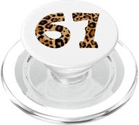 Six Seven Meme 6-7 Number, Gen Alpha Z 67 Leopard Print PopSockets PopGrip para MagSafe