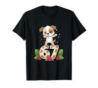 Six Seven Meme Dabbing Baby Dog 67 Funny Gen Z Alpha Camiseta