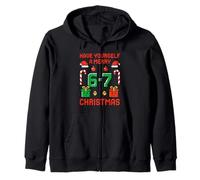 Six Seven Meme Funny Merry 67 Christmas Pijamas de Navidad Gamer Sudadera con Capucha