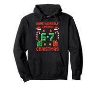 Six Seven Meme Funny Merry 67 Christmas Pijamas de Navidad Gamer Sudadera con Capucha