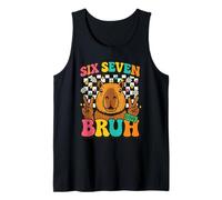 Six Seven Meme Gen Alpha Slang Capybara Bruh Funny Boys Kids Camiseta sin Mangas