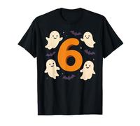 Six Seven Meme Number 6 Cute Ghosts Disfraz de Halloween Camiseta
