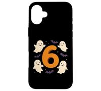 Six Seven Meme Number 6 Cute Ghosts Disfraz de Halloween Carcasa para iPhone 16 Plus