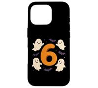Six Seven Meme Number 6 Cute Ghosts Disfraz de Halloween Carcasa para iPhone 16 Pro